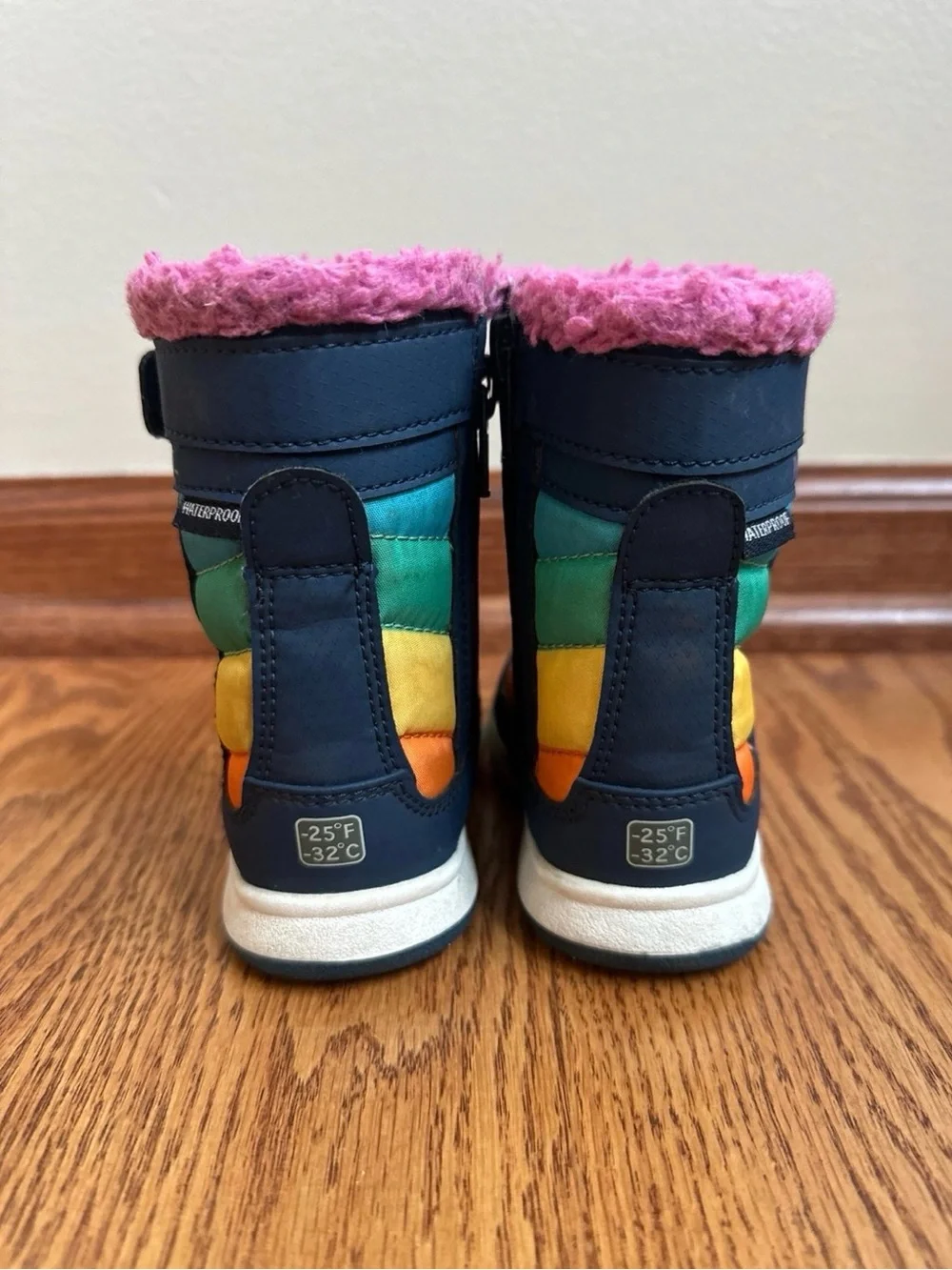 Merrell Alpine Puffer Rainbow WP Winter Boots Girls 5